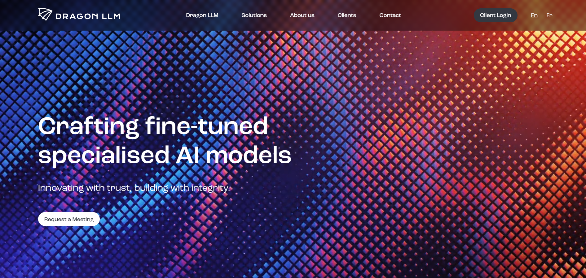 Création site web IA – Dragon LLM